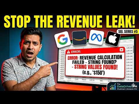 Dirty Data? Fix Currency in SQL (Most Fail 😳) | SQL Series #6 ✅