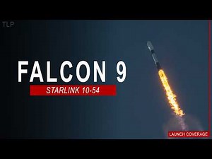SpaceX Launches Starlink 10-54 Mission from Cape Canaveral, Florida