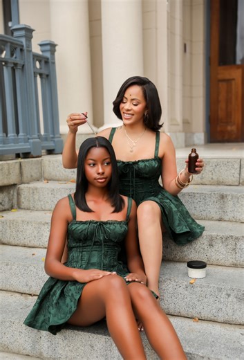Ok! Ish is getting real. Here’s a little glimpse of our mommy and me photo shoot for my hair company…. Launching Dec 1st 🥰 How do you guys think the pics will turn out? | Beautiishername
