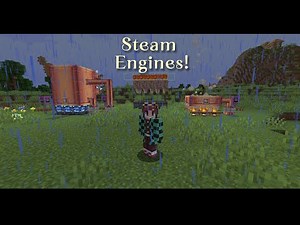 How to Make Steam Engines in Minecraft Create Mod!