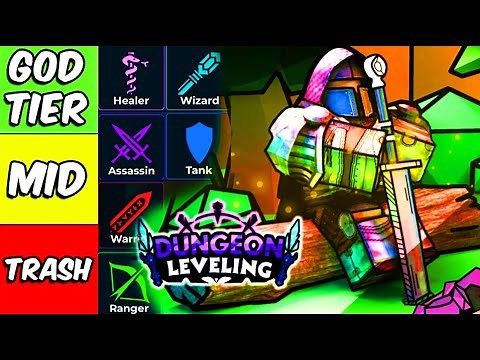 DUNGEON LEVELING CLASS TIER LIST! (Best Class To Use) ROBLOX