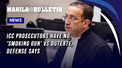 WATCH: Former president Rodrigo Duterte’s defense team told judges of the International Criminal Court (ICC) that there is “no smoking gun” linking him directly to any of the killings cited in the prosecution’s charges. (Video courtesy of International Criminal Court) | MANILA BULLETIN