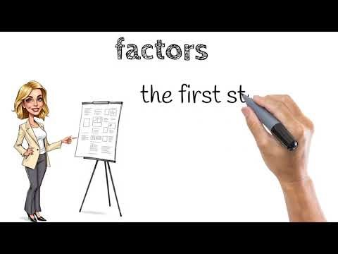 Explaining factors (math)