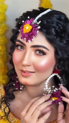 Bridal Makeup for fair skin💄✨#flawlessmakeup #bridelmakup #makeuptutorial #shortsfeed #short#bride