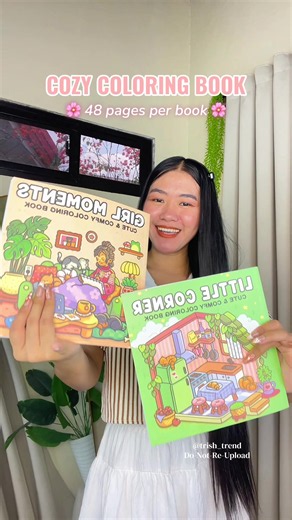 Girl Moments & Little Corner Coloring Book — 48 Cozy Pages Coloring Book