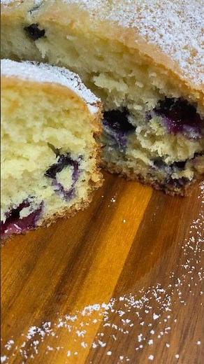 Soft & Fluffy Blueberry Loaf Recipe in the Description