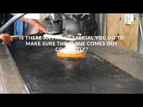 How to Change a Slab's Finish from Polished to Honed