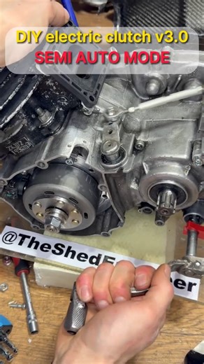 DIY Electric Clutch v3.0 – SEMI-AUTO mode,. #arduino #engineering #motorcycle