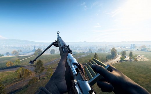 配合望远镜的超远程98K机瞄爆头狙击！机瞄精确狙击战地5