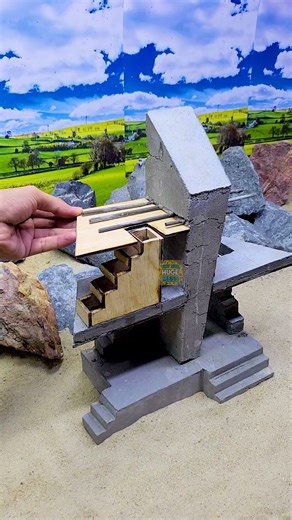 Most Satisfying Twin Mini House Construction 🔨✨ Part 4 #miniature #house #shorts