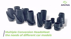 Anina Universal 12V Car Power Radio Antenna Fully Automatic Retractable Power Antenna Assembly Design for Am Fm Radio Antenna Mast Replacement Kit