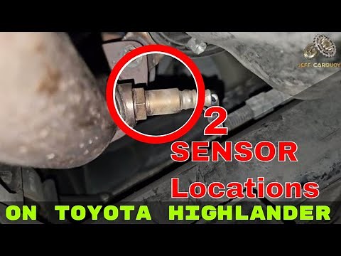 All 4 O2 Sensors Location On 2012 Toyota Highlander v6