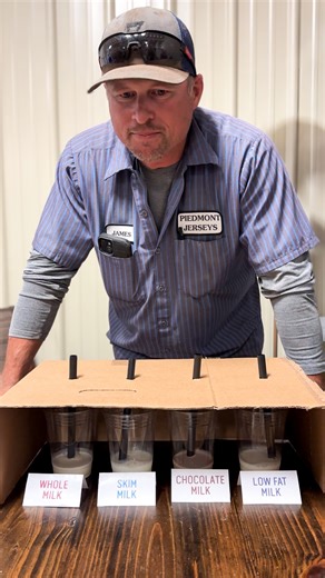 Name that milk! 😅🥛 We put a few of our crew to the ultimate milk test! Turns out...it’s harder than it looks. Think you could do better? 🤔 #BlinkDrinkChallenge | Riverbend Creamery & Dairy Farm