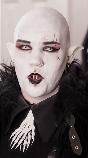 From vampire goth to glam 👀 #ytshorts #transformed #goth #makeover #vampire #alt