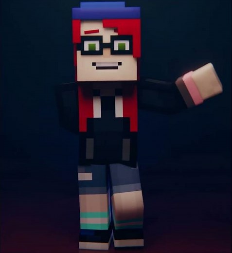 MCSM Animation - Cassie Rose (Remake) #minecraft #mcsm #blender #animation #minecraftstorymode