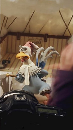 a BTS look at how our favorite chickens came to life #chickenrun #netflix
