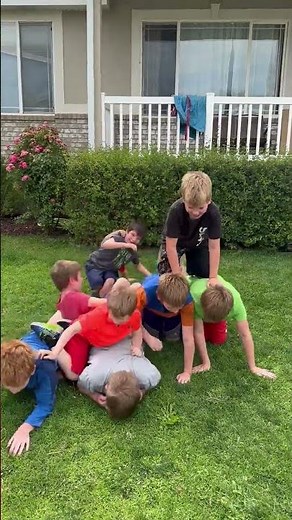 Human Pyramid - 10 Kids in 10 Years