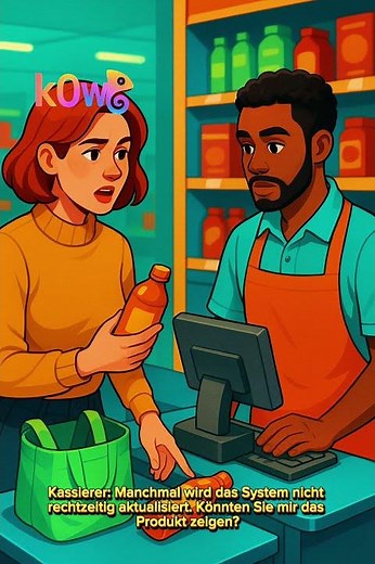 Im Supermarkt – Rabatt wurde nicht abgezogen | Deutscher Dialog B2