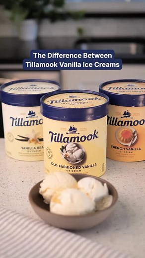 If you’ve ever stared at our three Vanilla Ice Cream flavors and wondered “ok, but which one?” Don’t worry, we’ve got the scoop – learn more at the link in our bio.🍦 | Tillamook County Creamery Association