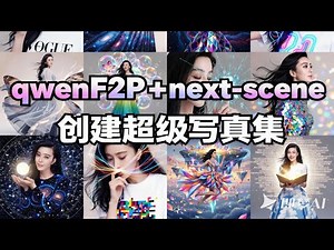 qwenedit-F2P+next scene创建任意场景写真集