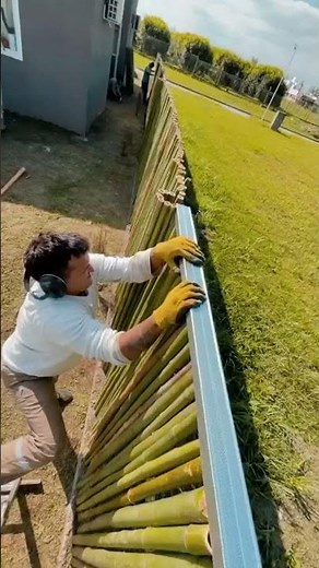 Como instalar el MEJOR cerco de bambú #carpintería