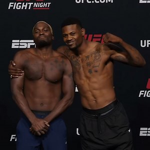 228K views · 59 shares | All smiles as Derek Brunson and Kevin Holland square off at the #UFCVegas22 weigh-ins! | UFC | Facebook