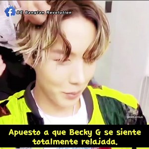 1.2M views · 47K reactions | Durante el rodaje de Chicken Noodle Soup, #JHOPE tenía curiosidad por saber si Becky G se ponía nerviosa y mencionó que en cuanto la viera le preguntaría. También Becky G admiro el estilo de baile y Hobi solamente sonrió. 梁 홶횘횕획홶횎횗횒횞횜✨ | ᴮᴱ Bangtan Revolution | Facebook