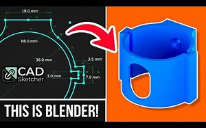 Blender3.5中的CAD建模_blender教程