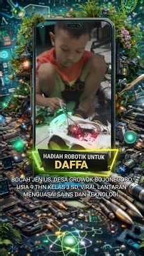 SHOCKING! DAFFA, THE CHILD GENIUS, IS INVITED TO UNIVERSITY TO DISASSEMBLE A ROBOT & UNDERSTAND E...