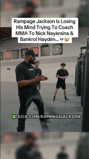 Rampage Jackson Is Losing His Mind Trying To Coach MMA…💀😭 #rampagejackson #rampage