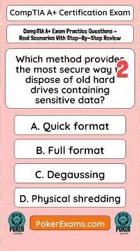 CompTIA A+ Exam Practice Questions Real Scenarios With Step By Step Review