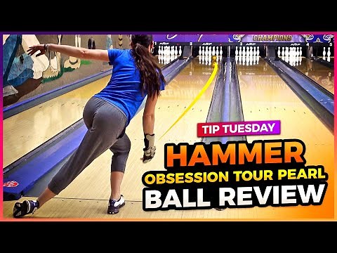 Hammer Obsession Tour Pearl Bowling Ball Review with Shannon O'Keefe