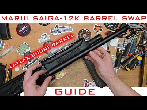 Tokyo Marui Saiga-12K Barrel Swap - Saiga Project Part 1