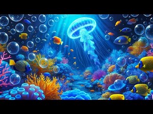 Calming Underwater Bubbles – Relaxing Music for Stress Relief, Focus & Meditation