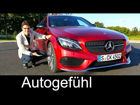 Mercedes C450 AMG V6 FULL REVIEW test driven C-Class C-Klasse new neu 2016 - Autogefühl