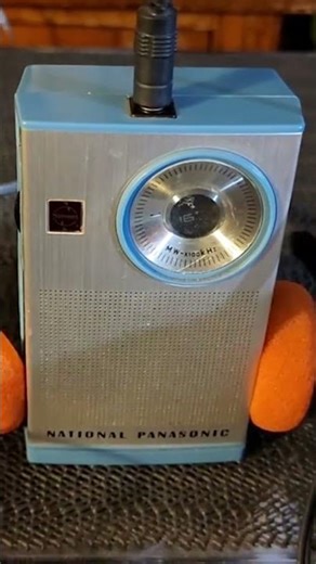 1970s Transistor Radio. National Panasonic. #vintage #radio