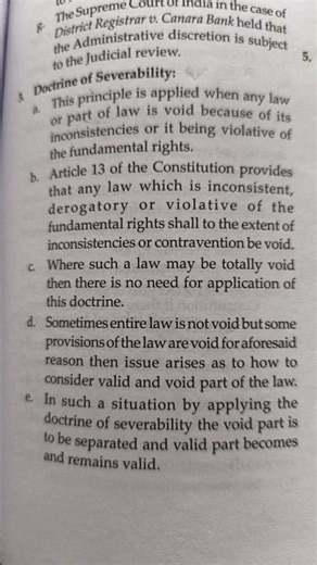 Doctrine of severability