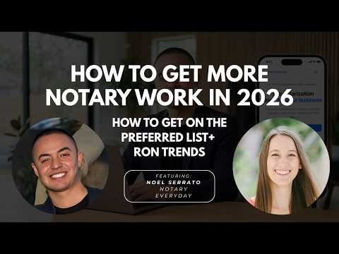 How to get notary work in 2026: Notary Everyday