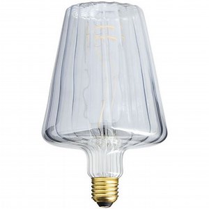Xanlite - Ampoule Filament LED déco verre ciselé cône, culot E27, 300 Lumens, Blanc chaud - RFDE240COSTR
