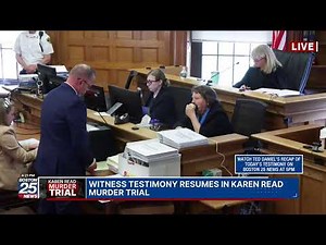 WATCH LIVE: Day 25 of witness testimony in the Karen Read murder trial underway.