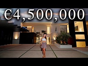 Inside Marbellas €4,500,000 MODERN home with CINEMA, GYM, SAUNA and more !