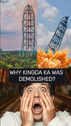 Why Kingda Ka Was Demolished? #kingdaka #sixflagsgreatadventure