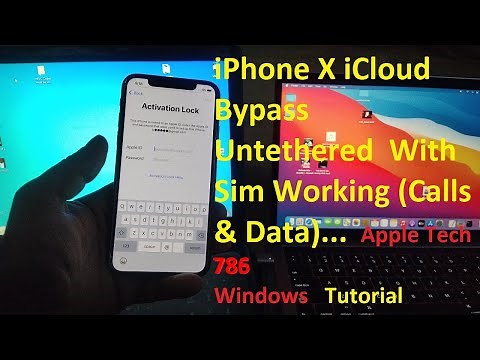 iPhone X iCloud Bypass With SIM Working Untethered iPhone X iCloud Unlock iOS 14.3 Apple Tech 786