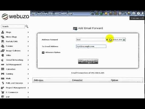 Quick Tour to the Webuzo Control Panel
