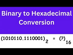 Binary to Hexadecimal Conversion Example | Electrical Engineering