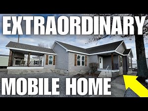 WHOLE LOTTA PREFAB HOUSE! This triple wide is DREAMY! Mobile Home Tour