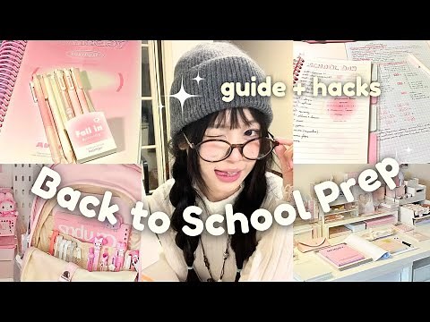 back to school prep 2025 🎀 { ultimate guide + hacks }