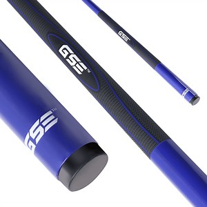 GSE Games & Sports Expert 58" 2-Piece Fiberglass Graphite Composite Billiard Pool Cue Stick for Commercial, Bar and House Use (Several Colors Available)