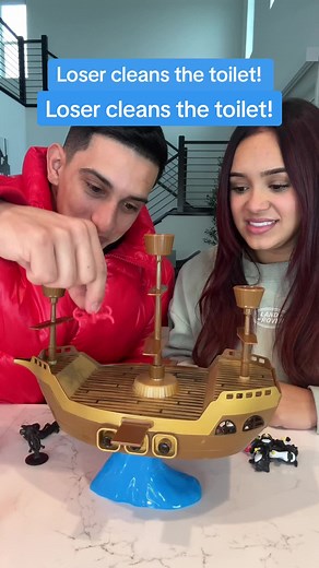Challenging Couple Game: Loser Cleans the Toilet!