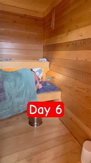 DAY 6 Sauna Challenge 2026: How Long Can You Last.... #challenge #shorts